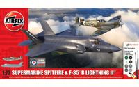 2 x Model do sklejania Zestaw Farby Spitfire F35B Lightning II AIRFIX Licen