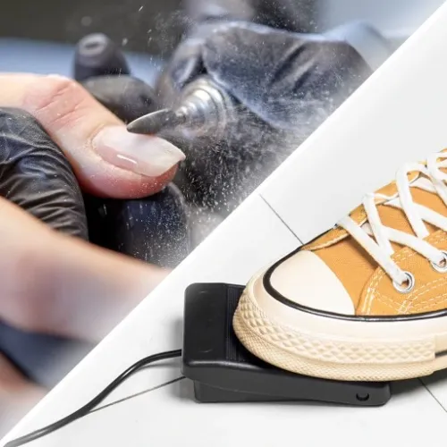 FREZARKA DO PAZNOKCI MANICURE PEDICURE PROFESJONALNA 65W ZESTAW FREZÓW na Arena.pl