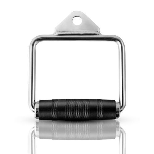 Uchwyt DO WYCIĄGU atlasu pojedynczy OBROTOWY Stalowy Ryflowany do Ćwiczeń na Arena.pl