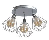 Spot 3xE27 FOSKAL SILVER