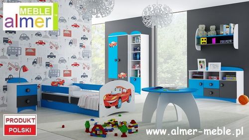 łóżko dla dziecka SUPER CAR N20S łóżko dziecięce z SZUFLADĄ  200/90 na Arena.pl