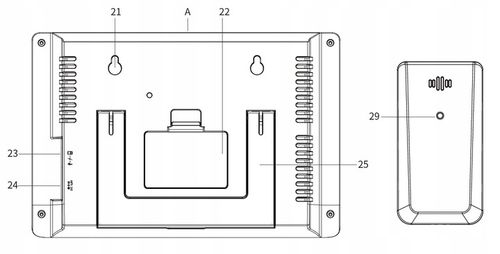 Stacja pogodowa pogody meteo TERMOMETR HIGROMETR WiFi TUYA BAROMETR ZEGAR na Arena.pl