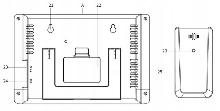 Stacja pogodowa pogody meteo TERMOMETR HIGROMETR WiFi TUYA BAROMETR ZEGAR zdjęcie 6