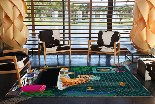 Tygrys w Wannie Dywan 120x180cm na Arena.pl