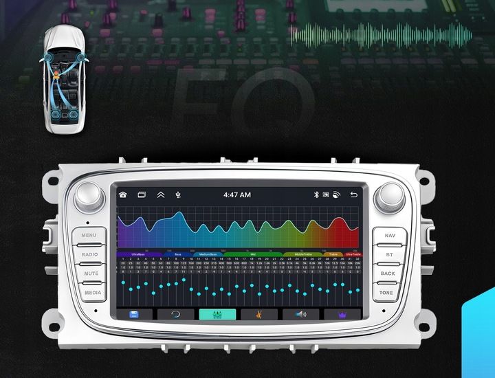 RADIO SAMOCHODOWE do FORD MONDEO MK4 FOCUS MK2 MK3 GALAXY GPS ANDROID RDS zdjęcie 12
