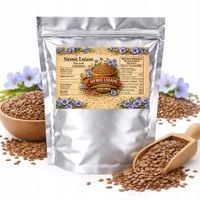 Siemię Lniane - naturalne ziarna do owsianek, koktajli i wypieków 2kg