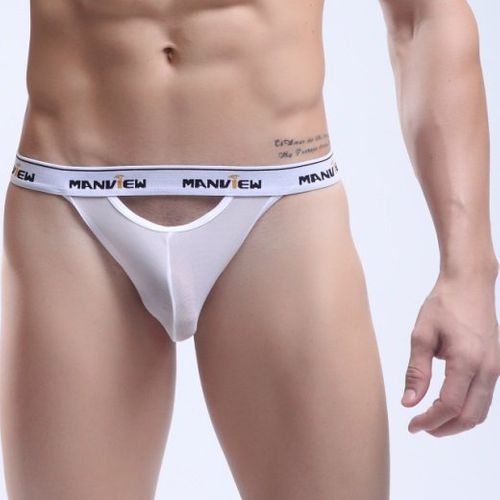 Stringi męskie Manview Open Mesh White L na Arena.pl