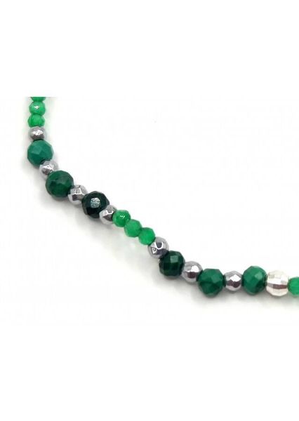 Bransoletka GREEN MALACHIT 925 zdjęcie 2