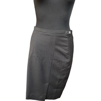 Spódnica Midi Czarna Wygodna i Stylowa Elegancka Rozkloszowana 38