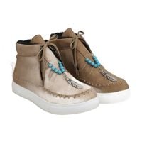 Bohemia Bead Sneakersy Damskie Zamszowe Koraliki Haft Rozmiar 39 Boho