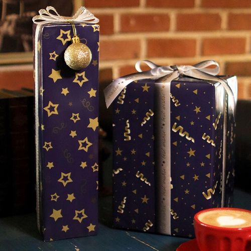 Papier prezentowy świąteczny do pakowania prezentów 4 rolki 76cmx3m na Arena.pl