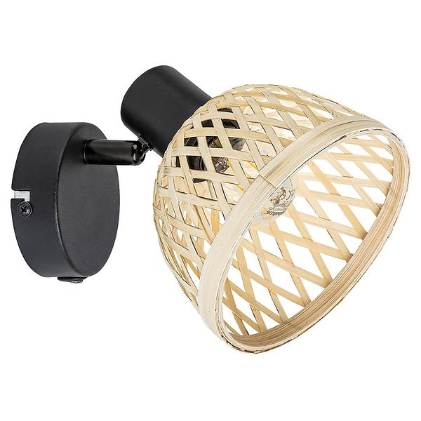 Lampa ścienna Rabalux Rattan reflektor E14 zdjęcie 4