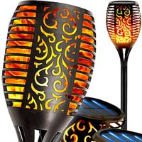 XXL LAMPA SOLARNA LED POCHODNIA EFEKT PŁOMIEŃ 66