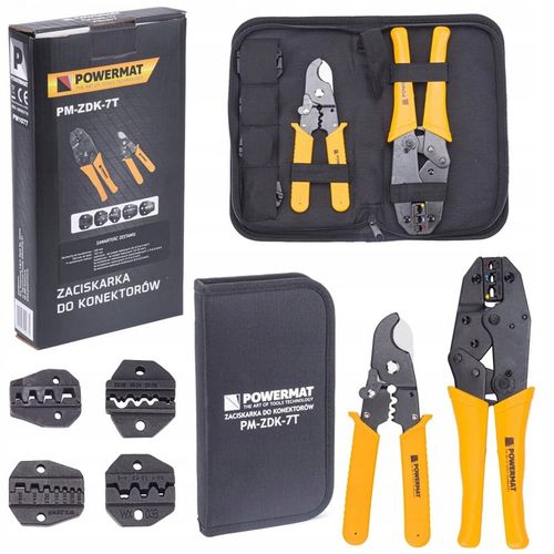 ZACISKARKA PRASKA TULEJEK KOŃCÓWEK 5 MATRYC 7W1 na Arena.pl