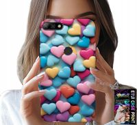 ETUI DO HUAWEI Y7 2018 - KOLOROWE SERCA MOŻLIWOŚĆ PERSONALIZACJI