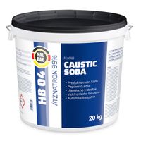 Wodorotlenek Sodu 20kg Granulki Soda kaustyczna H04