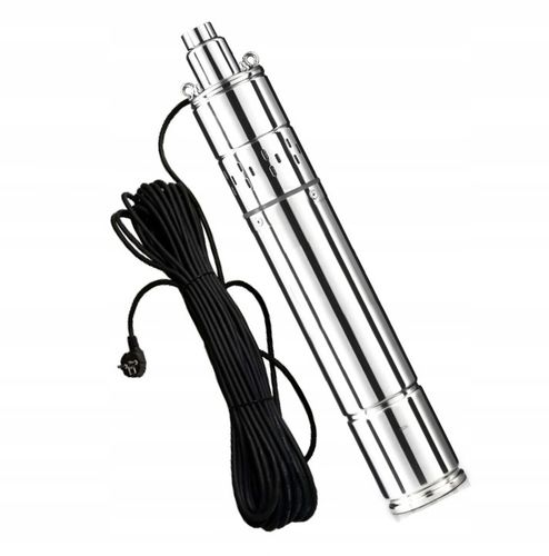 POMPA GŁĘBINOWA WODY CZYSTEJ DO STUDNI MOCNA STAL 4" CALOWA 15M KABLA 750W na Arena.pl