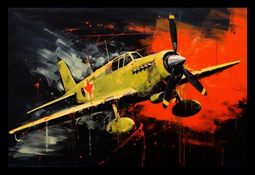 Plakat 30x20cm Barwny Przelot na Arena.pl