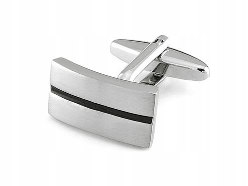 STALOWE SPINKI + PUDEŁKO Metalowa Spinka do Mankietów Koszuli Męska d6-12 na Arena.pl