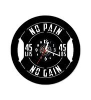 Zegar ścienny z płyty winylowej  255.13 No Pain No Gain