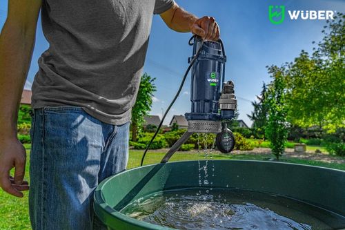 POMPA Z PŁYWAKIEM ZATAPIALNA Z SITEM DO WODY BRUDNEJ CZYSTEJ na Arena.pl