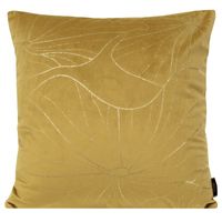 POSZEWKA WELUR VELVET WZÓR 45X45 CM ZŁOTA