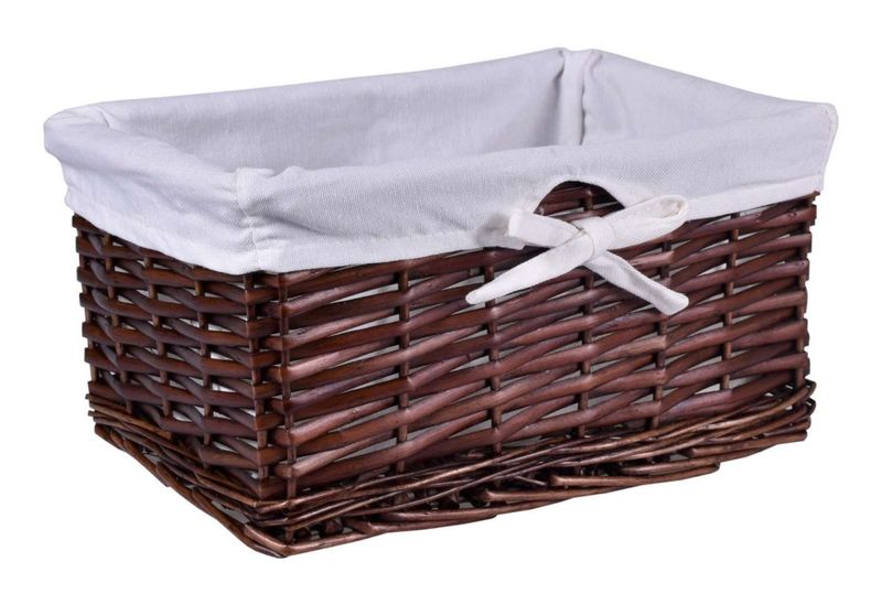 Koszyk wiklinowy 30x20x15 - brązowy zdjęcie 1