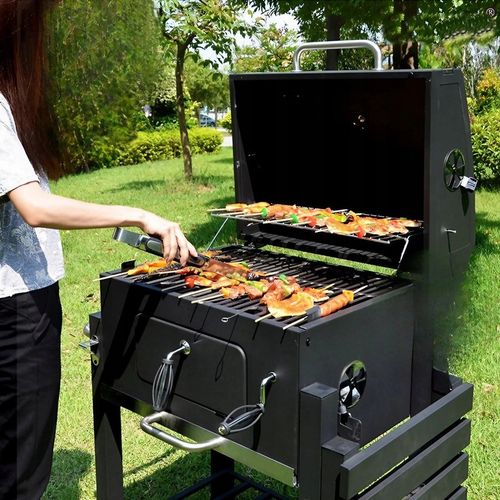 GRILL WĘGLOWY BBQ - ŻELIWNY RUSZT 57 x 43 cm na Arena.pl
