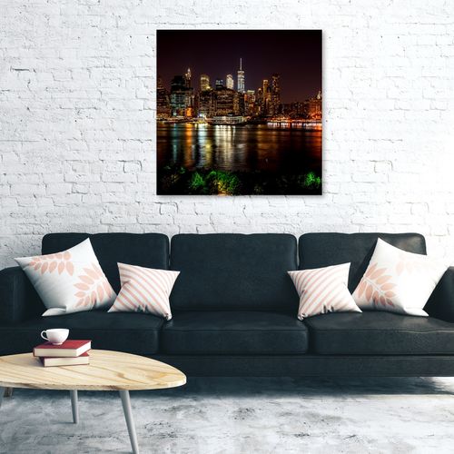 OBRAZ NA PŁÓTNIE Miast Nowy Jork Nocą na Arena.pl