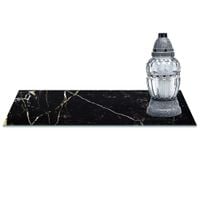 SZKLANA PODSTAWKA POD ZNICZE z dedykacją 60x20cm Marmur 07c