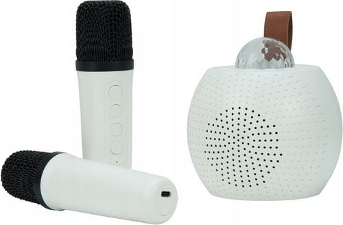 Bezprzewodowy Zestaw Karaoke MusicMate MM-SC150 GleamStar + 2 Mikrofony na Arena.pl