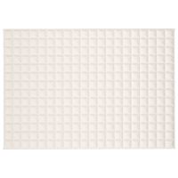 Koc obciążeniowy, kremowy, 138x200 cm, 10 kg, tkanina