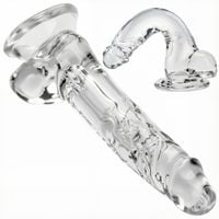 Elastyczny Penis Żelowy Dildo Z Jądrami Przyssawka