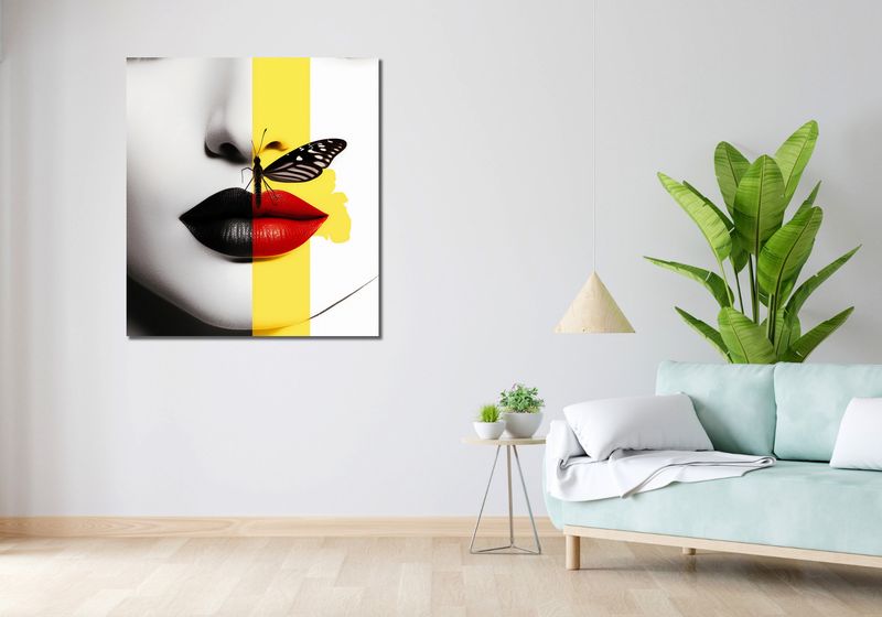 Obraz 90x100cm Motyla Piękność zdjęcie 2