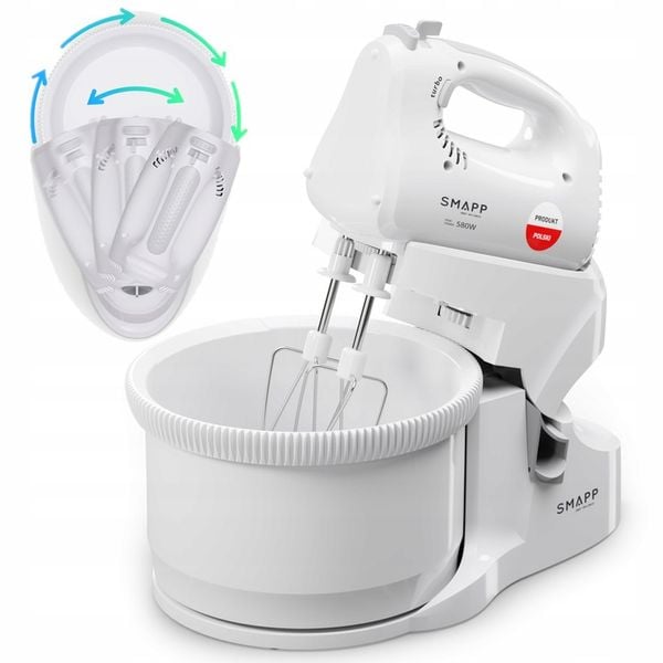 POLSKI MIKSER RĘCZNY SMAPP 451.66 580W MISA x 2 szt zdjęcie 9