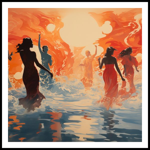 Plakat 100x100cm Taneczny Żar zdjęcie 3