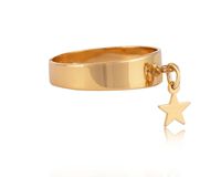 Regulowana obrączka z wiszącą gwiazdką z kolekcji Teen Vibe (R24/TEN/17AU)