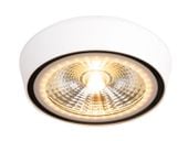 Sufitowa LAMPA metalowa CHARON C0207 Maxlight okrągły plafon LED 12W 3000K łazienkowy przysufitowy IP65 biały