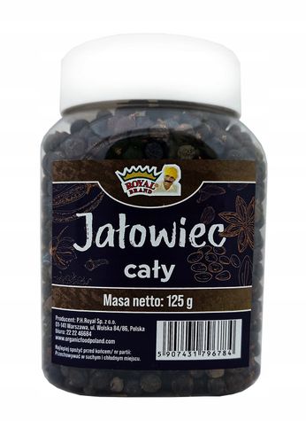 Jałowiec cały - Premium 125 g intensywny smak w Wielorazowym Słoiku Słoik na Arena.pl