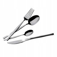 Zestaw Sztućce Berlinger Haus Shiny black dla 6 osób BH-3066
