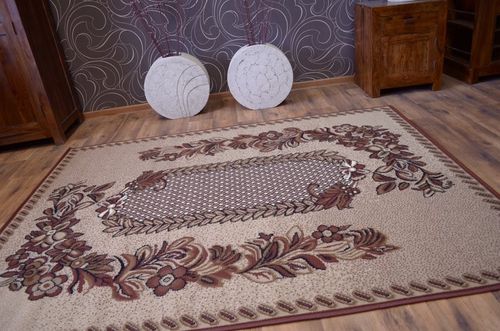 Dywan BCF KRATKA 250x350 cm brąz na Arena.pl