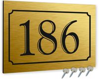 TABLICZKA ADRESOWA ADRES ALUMINIOWA NUMER DOMU