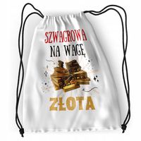 Plecak Dla Szwagrowej Sportowy Szkolny Worek Torba Z Nadrukiem Ze Zdjęciem