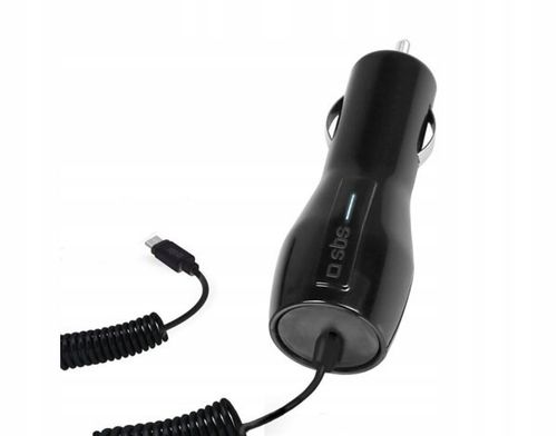 Ładowarka samochodowa SBS 1xUSB 1xUSB-C biała na Arena.pl