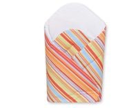 Rożek z usztywnieniem-  Basic paseczki pomrańczowe