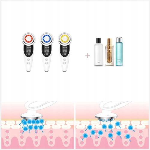 MASAŻ TWARZY MASAŻER LIFTINGUJĄCY UJĘDRNIAJĄCY 7W1 EMS MEZOTERAPIA LIFTING na Arena.pl