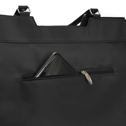 torba zakupowa z microfibry sanchez casual - czarna na Arena.pl