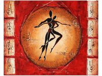 40X50CM AFRYKAŃSKI TANIEC OBRAZ