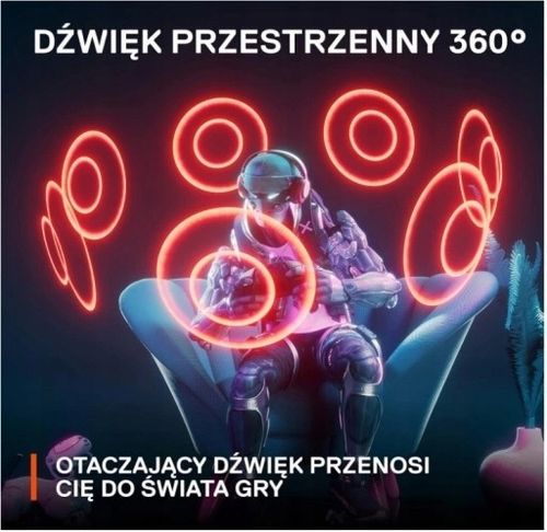 Słuchawki nauszne SteelSeries Arctis Nova 3 czarne na Arena.pl