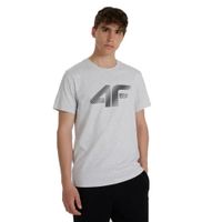 Męska koszulka bawełniana z nadrukiem 4F Sportowy T-shirt XL